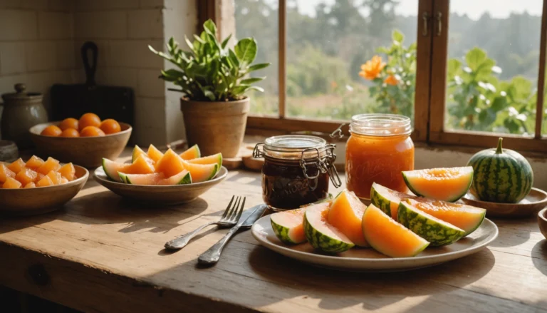 confiture de melon charentais