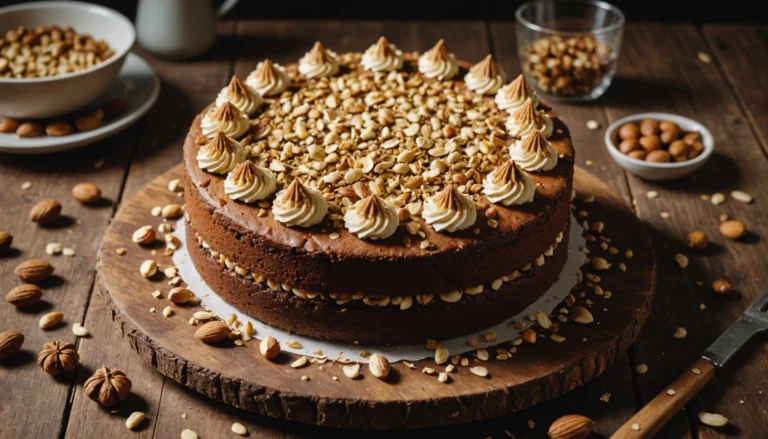 gateau au noisette et amande