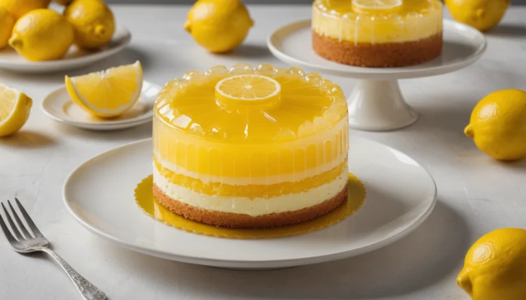 gelée de citron pour gâteau