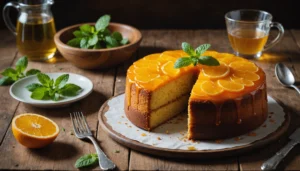 gateau à l'orange avec huile
