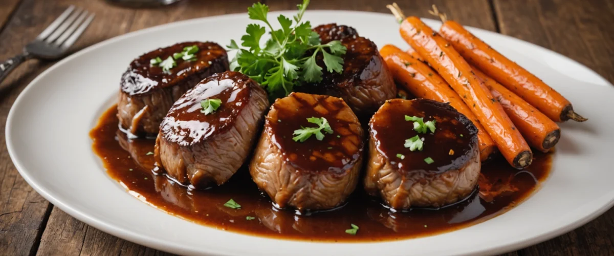 joues de porc à la bière et carottes