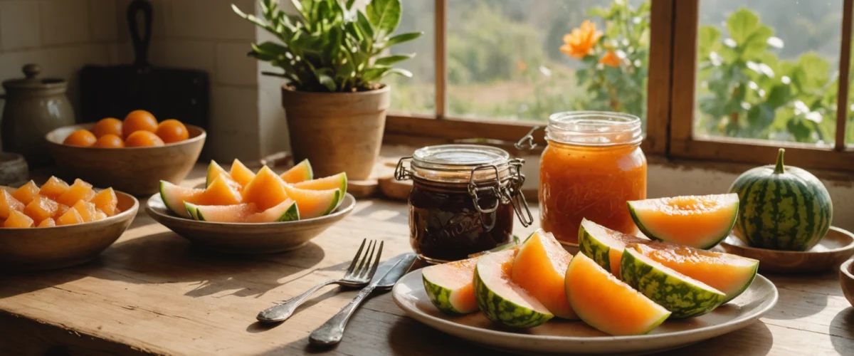confiture de melon charentais