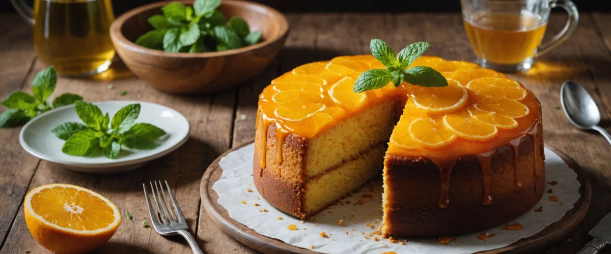 gateau à l'orange avec huile